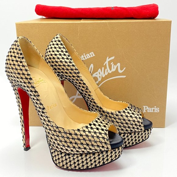 Christian Louboutin Shoes - 🌷❤️‍🔥SPRING SALE 🔥 FINAL PRICE🌷💥Christian Louboutin Lady Peep 150 Strass 36